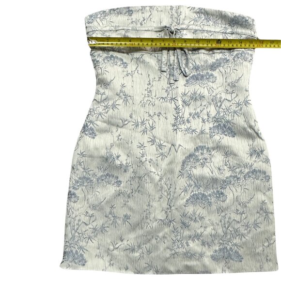 EUC Lioness Blue and White Strapless Mini Dress Size Medium - Picture 10 of 16